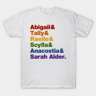 Pride Motherland: Fort Salem - Character Names T-Shirt